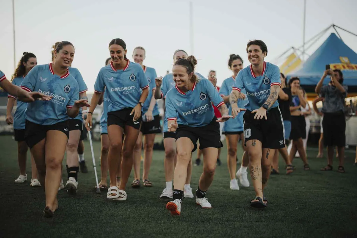 Betsson players run together in celebration at the 2026 Champions Cup
